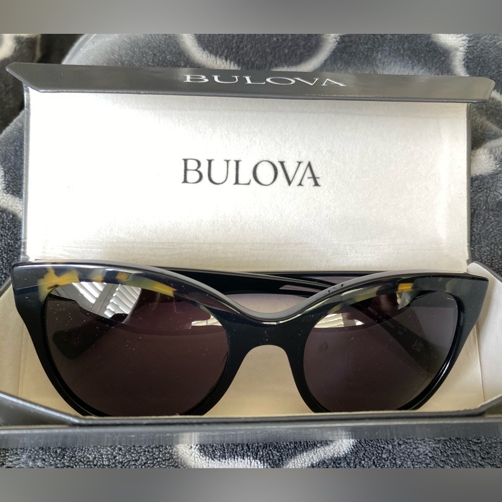 Bulova Women's Tortoise Black Sunglasses